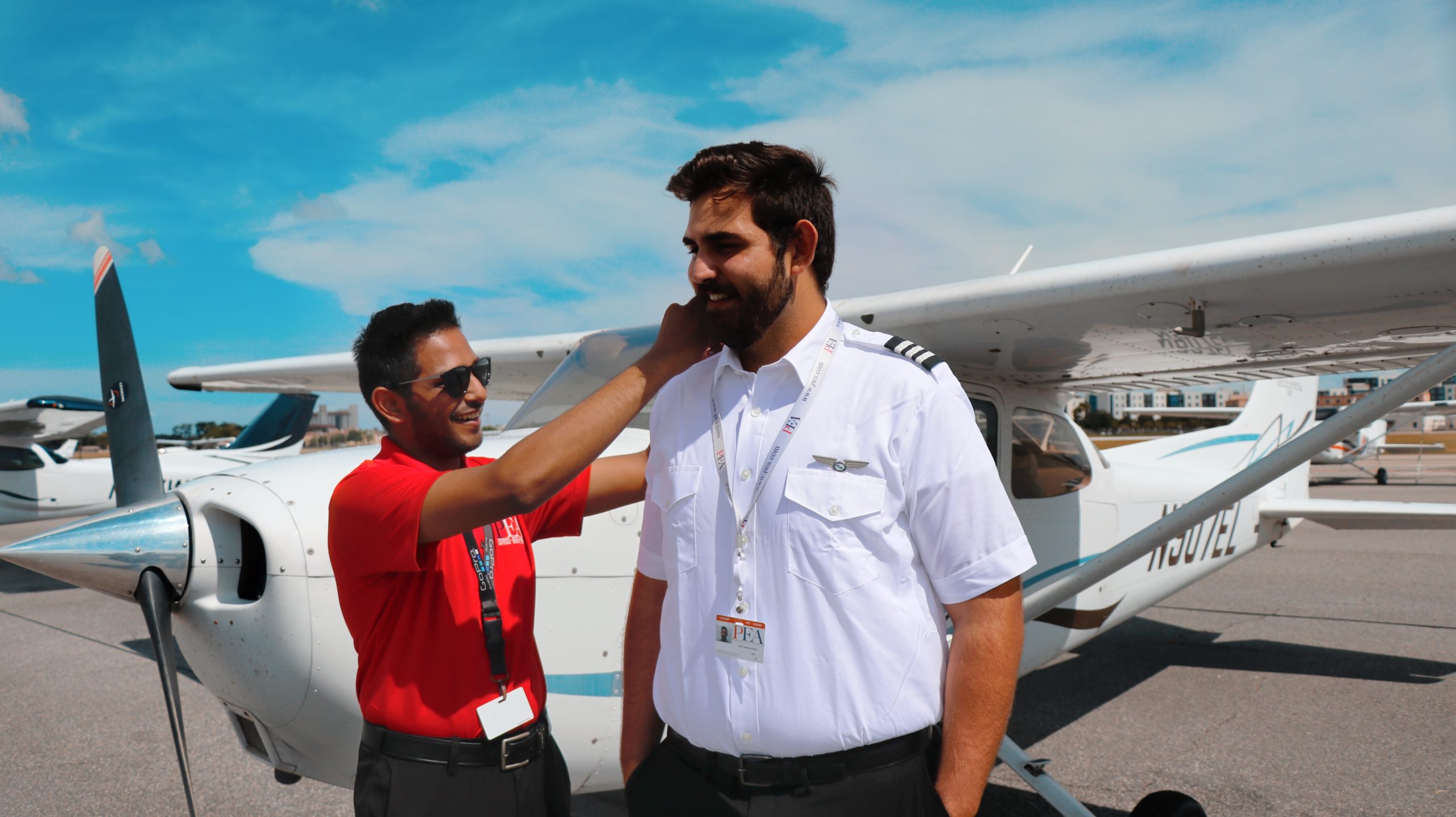 Amin Albacha-Hejazi got his PPL, Dhruv Patel, Instructor